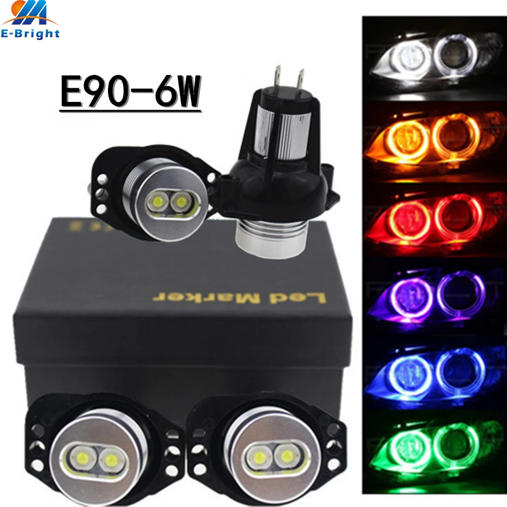 1 Set (2 pcs) EB AE E90 6WX2 Led Angel Eyes ANGEL EYES MAKER High Quality Car Led Lights Free Shipping DC 12V Blue Red Amber
1 Set (2 pcs) EB AE E90 6WX2 Led Angel Eyes ANGEL EYES MAKER High Quality Car Led Lights Free Shipping DC 12V Blue Red Amber