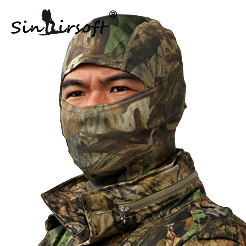 

SINAIRSOFT New balaclava tactical Snow Camo Outdoor Motorcycle Ski Hood Hunting Paintball Tactical Protection Full Face Mask