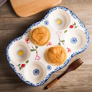 Ceramic Underglaze Color Baking Mold Six Holes Non-stick Cake mold Household oven Round small egg tart model DIY Mold Cake
Ceramic Underglaze Color Baking Mold Six Holes Non-stick Cake mold Household oven Round small egg tart model DIY Mold Cake