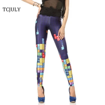TCJULY Fashion Tetris Print Leggings Women Skinny Push Up Stretchy Ankle Length Pants Breathable Quick Dry Flex Fitness Leggings
TCJULY Fashion Tetris Print Leggings Women Skinny Push Up Stretchy Ankle Length Pants Breathable Quick Dry Flex Fitness Leggings