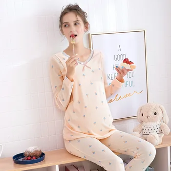 Pure Cotton Maternity Suckling Loungewear Warm Printing Pregnant Women Pajamas Convenient Breastfeeding Nursing Clothing
Pure Cotton Maternity Suckling Loungewear Warm Printing Pregnant Women Pajamas Convenient Breastfeeding Nursing Clothing