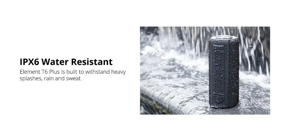 Tronsmart T6 Plus haut-parleur Bluetooth 40W haut-parleurs portables Colums barre de son basse profonde avec IPX6 étanche, TWS, pour Siri, SoundPulse Tronsmart T6 Plus haut-parleur Bluetooth 40W haut-parleurs portables Colums barre de son basse profonde avec IPX6 étanche, TWS, pour Siri, SoundPulse
