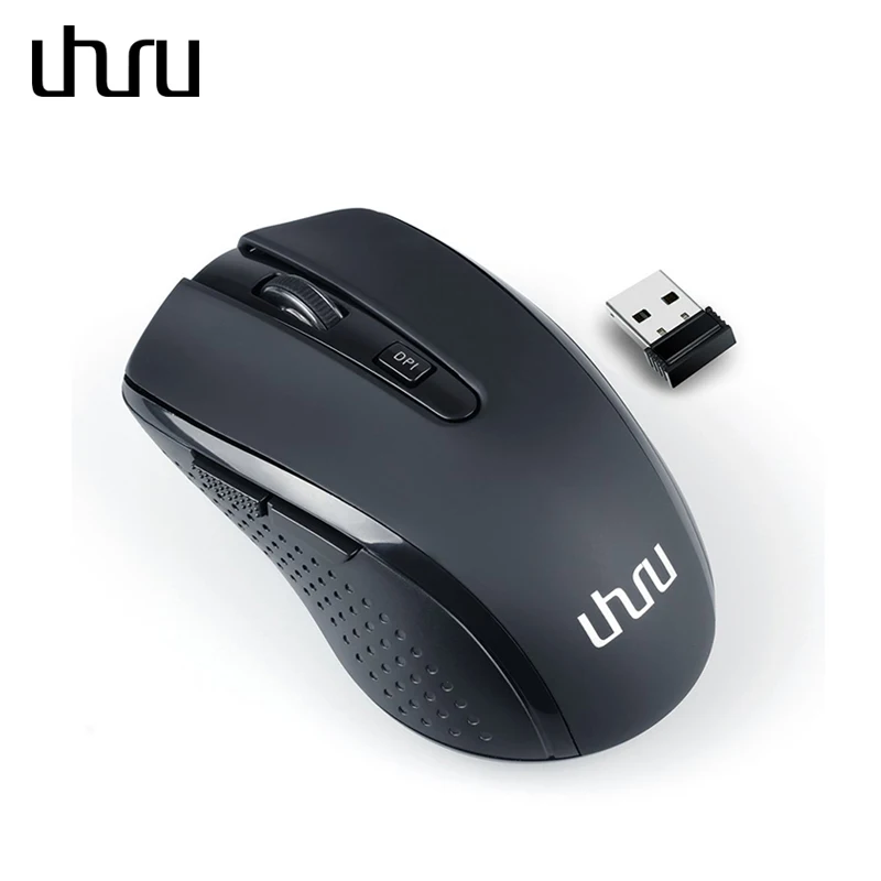 UHURU Wireless Mouse Optical 2.4GHz Mouse with USB Receiver 5 Buttons 3 DPI Adjustment Mice for Notebook PC Laptop Computer Mice
UHURU Wireless Mouse Optical 2.4GHz Mouse with USB Receiver 5 Buttons 3 DPI Adjustment Mice for Notebook PC Laptop Computer Mice