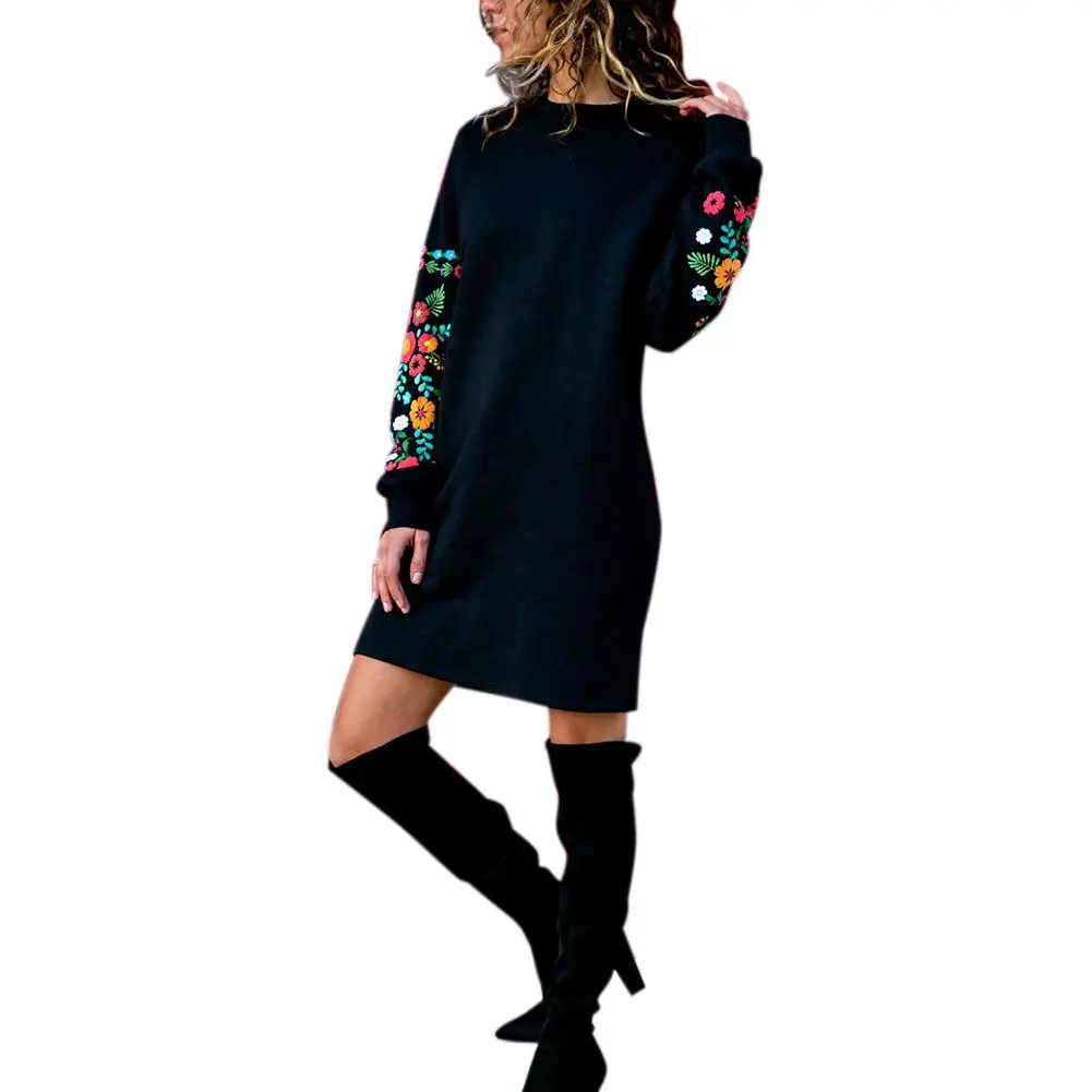 Yfashion Women Fashion Slim Embroidered Sweatshirt Chic All-match Long-type Pullover Sweater
Yfashion Women Fashion Slim Embroidered Sweatshirt Chic All-match Long-type Pullover Sweater
