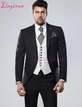 Linyixun Mucielee Black Male Terno Masculino Blazer Masculino Slim Fit Men Suits Wedding Suits For Men 3 Pieces
Linyixun Mucielee Black Male Terno Masculino Blazer Masculino Slim Fit Men Suits Wedding Suits For Men 3 Pieces