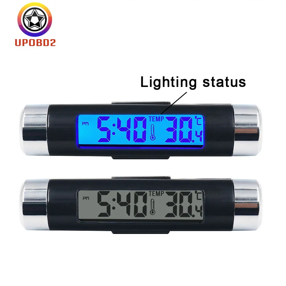 Car Thermometer Clock Digital LED Car Temperature Thermometer Car Digital Time Clock with Clip Car Accessories Manual
Car Thermometer Clock Digital LED Car Temperature Thermometer Car Digital Time Clock with Clip Car Accessories Manual