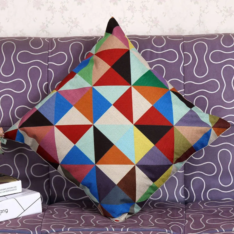 Gajjar Pillow Case 45*45 Colorful Geometric Decorative Pillows case Dropshipping support pillows for neck
Gajjar Pillow Case 45*45 Colorful Geometric Decorative Pillows case Dropshipping support pillows for neck