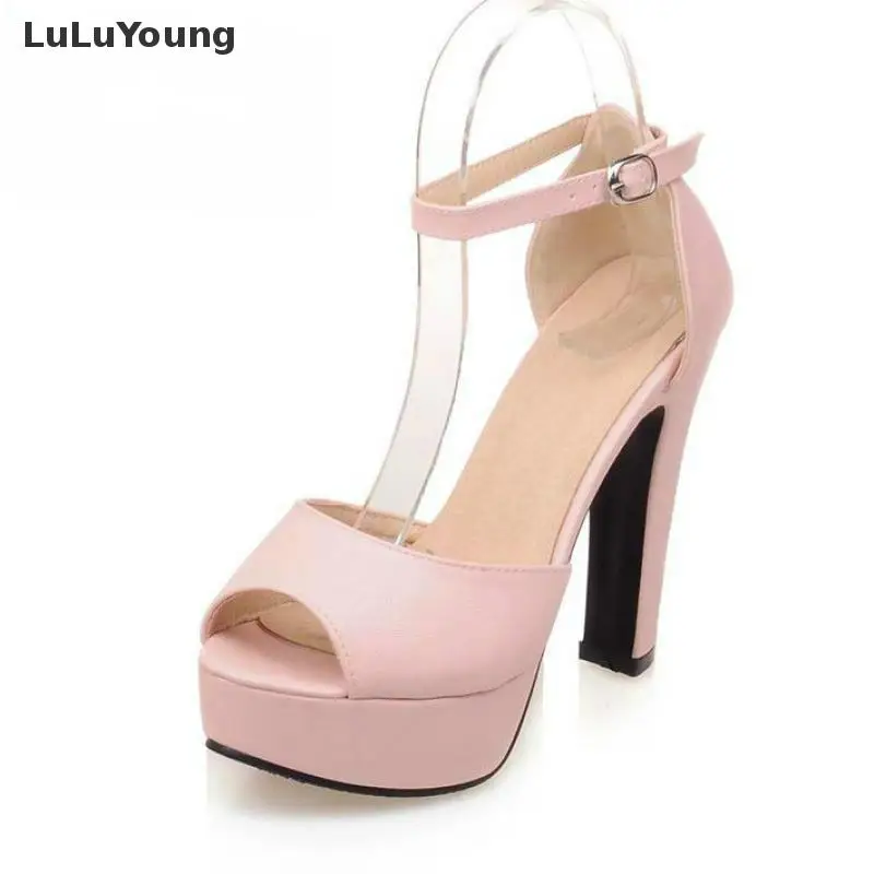 2017 New Female Super High-heeled Sandals Thick Heel Sandals Fish Mouth Shoes Sy-2321 
2017 New Female Super High-heeled Sandals Thick Heel Sandals Fish Mouth Shoes Sy-2321