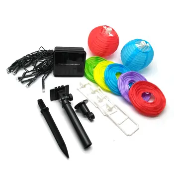 Outdoor Solar Powered 4.2M 10 LED Mini Colorful Lantern String Lighting For Holiday Parties RGB waterproof lamps
Outdoor Solar Powered 4.2M 10 LED Mini Colorful Lantern String Lighting For Holiday Parties RGB waterproof lamps