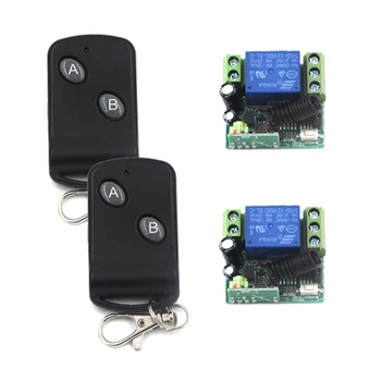 2 Controller & 2 Mini Receiver 12V 1CH RF Wireless Remote Control Receiver Momentary Switch Relay Remote Control 4264
2 Controller & 2 Mini Receiver 12V 1CH RF Wireless Remote Control Receiver Momentary Switch Relay Remote Control 4264