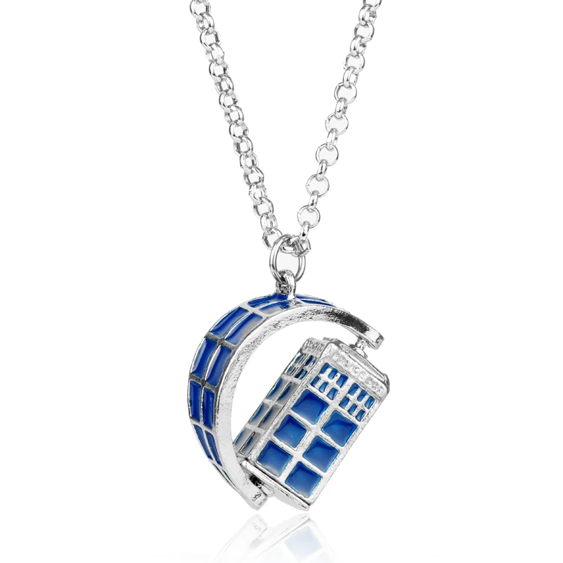 Dr Doctor Who Dalek Necklace 3D Blue Police Box House Pendants&Necklaces Woman Man Movie Jewelry
Dr Doctor Who Dalek Necklace 3D Blue Police Box House Pendants&Necklaces Woman Man Movie Jewelry