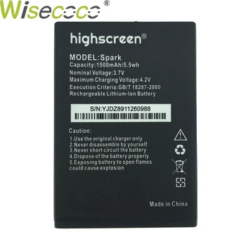WISECOCO 10pcs New Original 1500mAh Spark Battery For Highscreen Spark Phone Batteries Replacement In Stock With Tracking Number
WISECOCO 10pcs New Original 1500mAh Spark Battery For Highscreen Spark Phone Batteries Replacement In Stock With Tracking Number