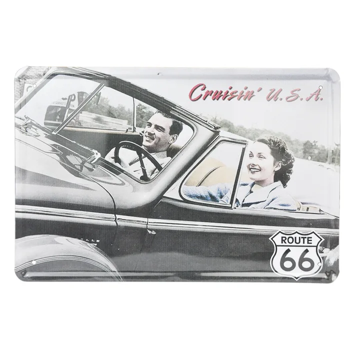 US Route 66 series Bar cafe decorative wall hangings living room painted iron crafts retro
US Route 66 series Bar cafe decorative wall hangings living room painted iron crafts retro