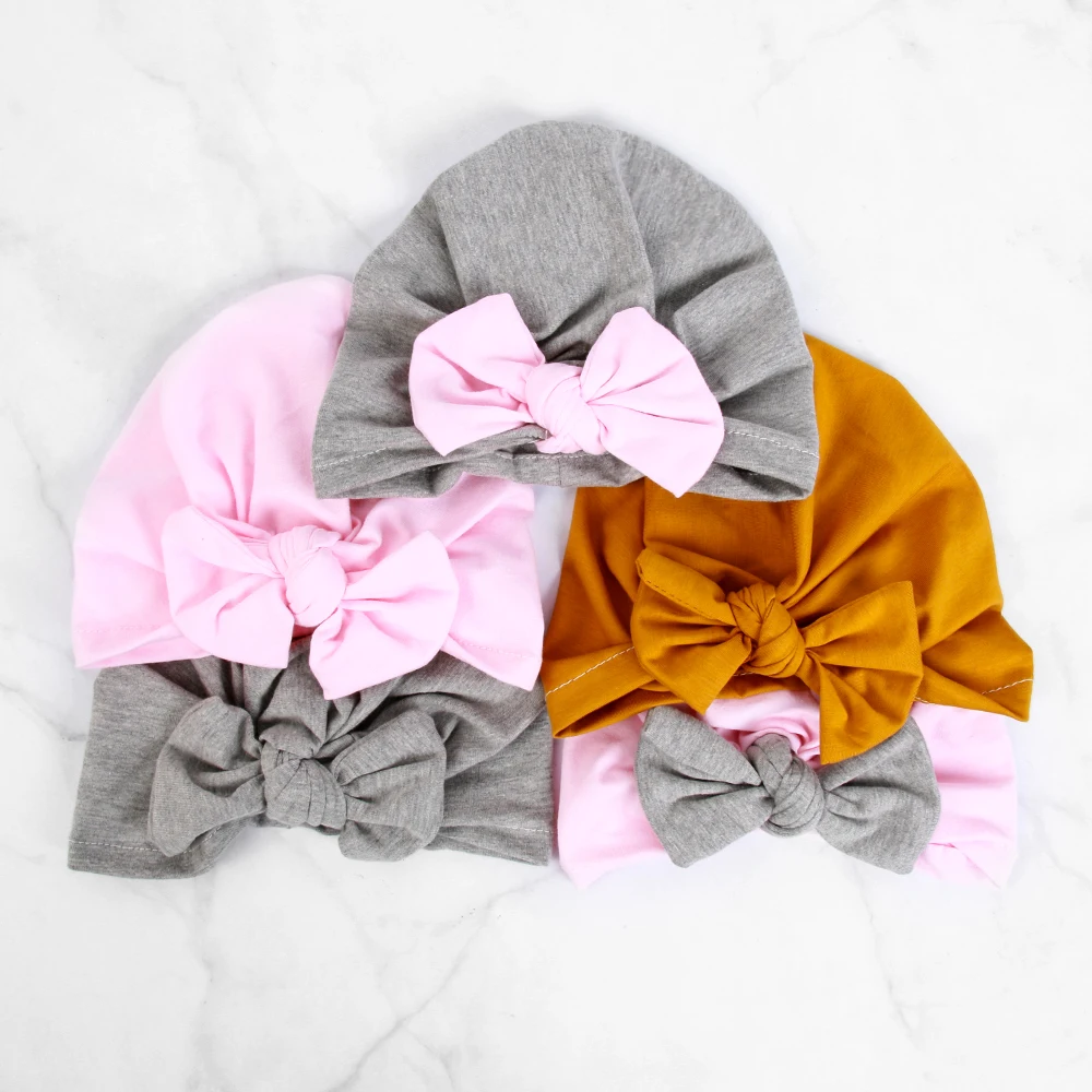 New 1Pcs Cotton Cute Solid Baby Hat Toddler Kids Soft Cotton Bowknot Turban Beanie Hats Boy Girl Caps For 0-3 Years Baby
New 1Pcs Cotton Cute Solid Baby Hat Toddler Kids Soft Cotton Bowknot Turban Beanie Hats Boy Girl Caps For 0-3 Years Baby