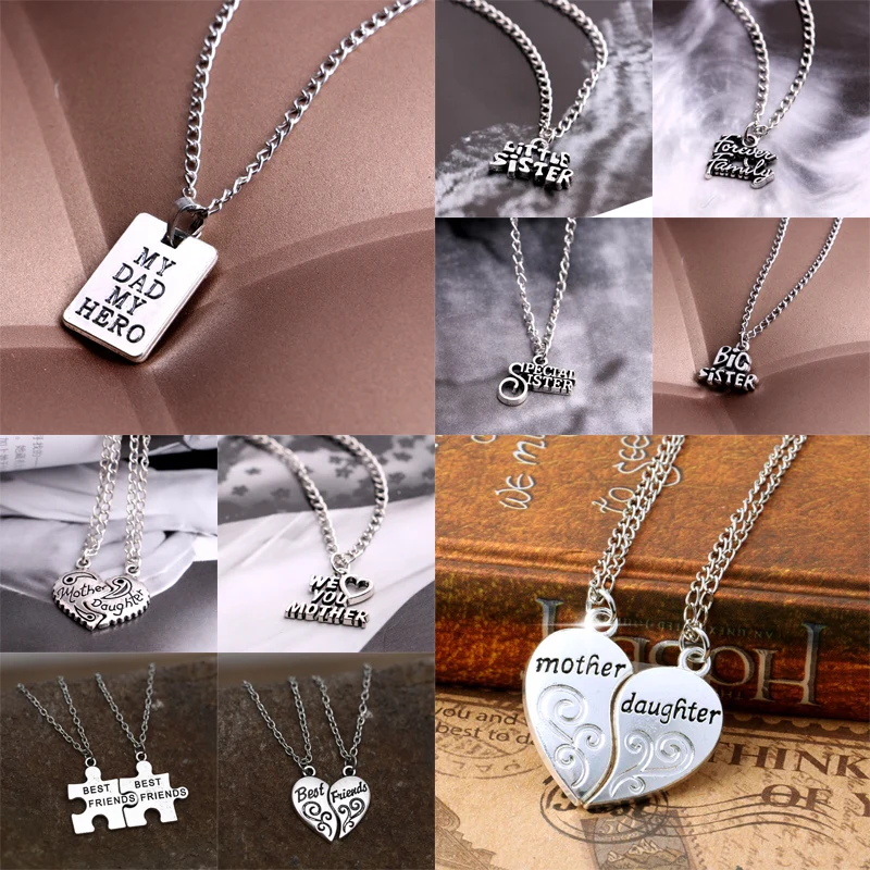 Sister Mother Daughter Dad Grandma Family Women Men Best Friends BFF Love Heart Puzzle Square Pendant Necklace Jewelry Gift
Sister Mother Daughter Dad Grandma Family Women Men Best Friends BFF Love Heart Puzzle Square Pendant Necklace Jewelry Gift