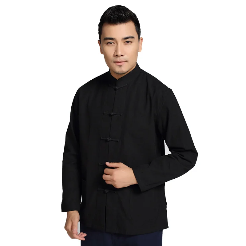 New Male 100% Cotton Outwear Chinese Style Solid Long Sleeve Jacket Men Mandarin Collar Kung Fu Coat M L XL XXL XXXL4XL
New Male 100% Cotton Outwear Chinese Style Solid Long Sleeve Jacket Men Mandarin Collar Kung Fu Coat M L XL XXL XXXL4XL