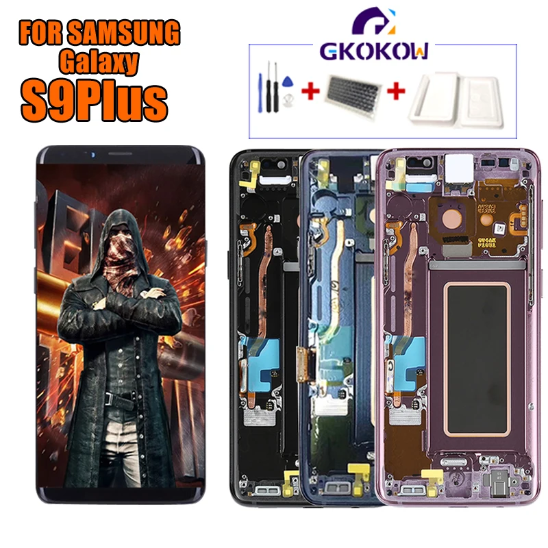 Display with the Burn-Shadow LCD with Frame for SAMSUNG Galaxy S9 G960 S9 Plus G965 Touch Screen Digitizer Assembly
Display with the Burn-Shadow LCD with Frame for SAMSUNG Galaxy S9 G960 S9 Plus G965 Touch Screen Digitizer Assembly