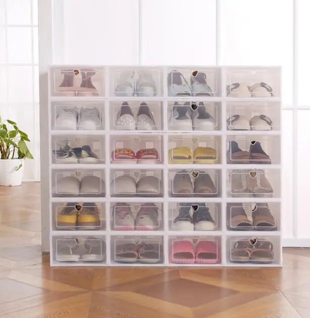 6pcs Shoe Organizer Drawer Transparent Plastic Shoe Storage Box Rectangle PP Thickened Shoes Organizer Drawer Shoe Boxes
6pcs Shoe Organizer Drawer Transparent Plastic Shoe Storage Box Rectangle PP Thickened Shoes Organizer Drawer Shoe Boxes