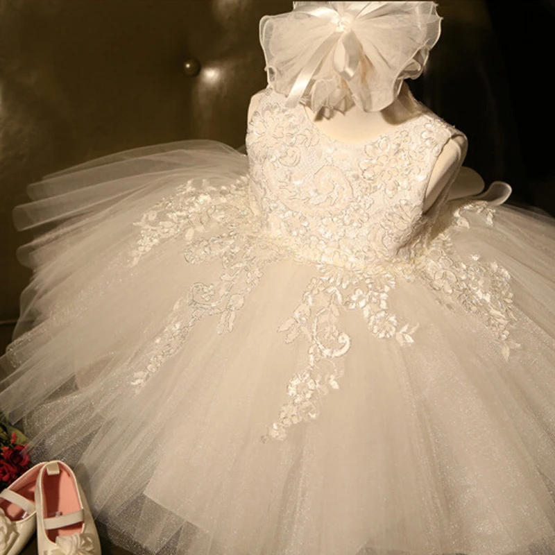 New Summer Baby Girl Dress 1 year Birthday Dress White Lace Baptism Vestido Infantil Bowknot Princess Dresses for Wedding Party
New Summer Baby Girl Dress 1 year Birthday Dress White Lace Baptism Vestido Infantil Bowknot Princess Dresses for Wedding Party