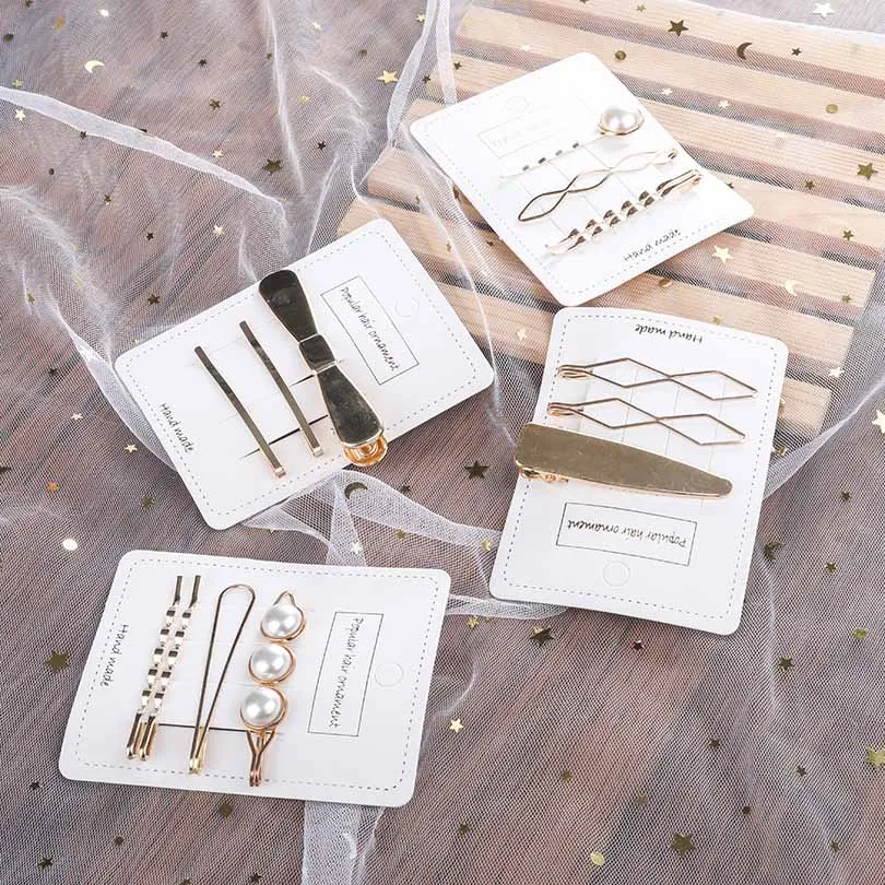 Korean Fashion Pearl Geometry BB Clips Set Hairpins Women Side Bangs Headwear Hair Clip Girls Accessories Barrettes Hairgrips
Korean Fashion Pearl Geometry BB Clips Set Hairpins Women Side Bangs Headwear Hair Clip Girls Accessories Barrettes Hairgrips