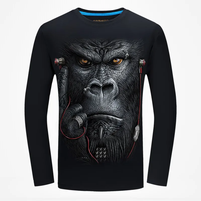 New Arrival 2017 Autumn Men 3D Printed Long Sleeve T-Shirt Animal Pattern Male Fashion hip hop Tshirt Unisex Shirts Streetwear
New Arrival 2017 Autumn Men 3D Printed Long Sleeve T-Shirt Animal Pattern Male Fashion hip hop Tshirt Unisex Shirts Streetwear