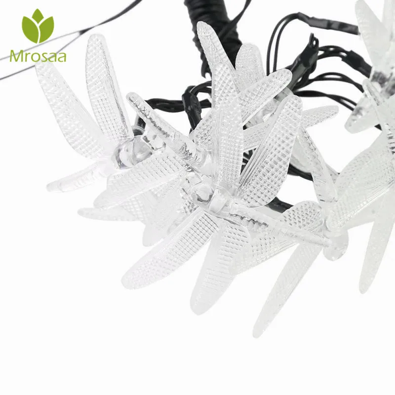 Mrosaa Christmas 20 LED Dragonfly String Lights Colorful Solar Powered Night Light Garden Party Decor solar Lamp High quality
Mrosaa Christmas 20 LED Dragonfly String Lights Colorful Solar Powered Night Light Garden Party Decor solar Lamp High quality