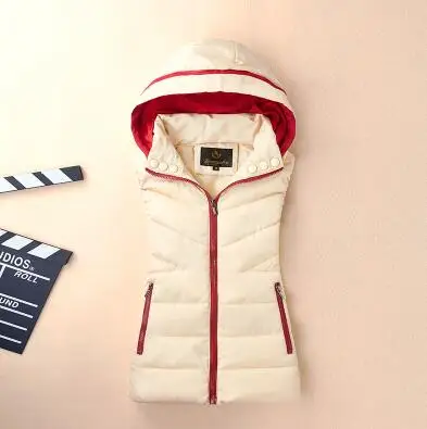 2017 Hot selling Autumn Winter Women female thickening vest down cotton slim Girls warm waistcoat with a hood Cheap wholesale
2017 Hot selling Autumn Winter Women female thickening vest down cotton slim Girls warm waistcoat with a hood Cheap wholesale
