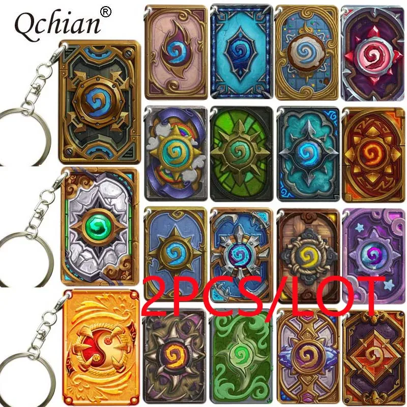 2pcs Hot Sale Fashion Jewelry Hearthstone Heroes Of Warcraft Keychain Pendant Wooden Key Chain for Men Women Car Accessories
2pcs Hot Sale Fashion Jewelry Hearthstone Heroes Of Warcraft Keychain Pendant Wooden Key Chain for Men Women Car Accessories