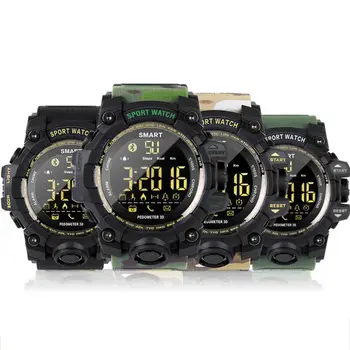Waterproof Sports Smart Watch EX16S Camouflage Outdoor Bluetooth Remote Control Photo Long Standby Smartwatch
Waterproof Sports Smart Watch EX16S Camouflage Outdoor Bluetooth Remote Control Photo Long Standby Smartwatch