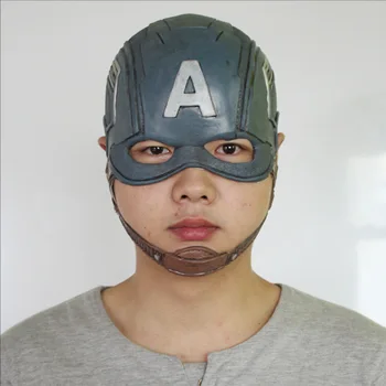 High quality natural latex Captain America mask Halloween cosplay party mask Creative Halloween costumes
High quality natural latex Captain America mask Halloween cosplay party mask Creative Halloween costumes