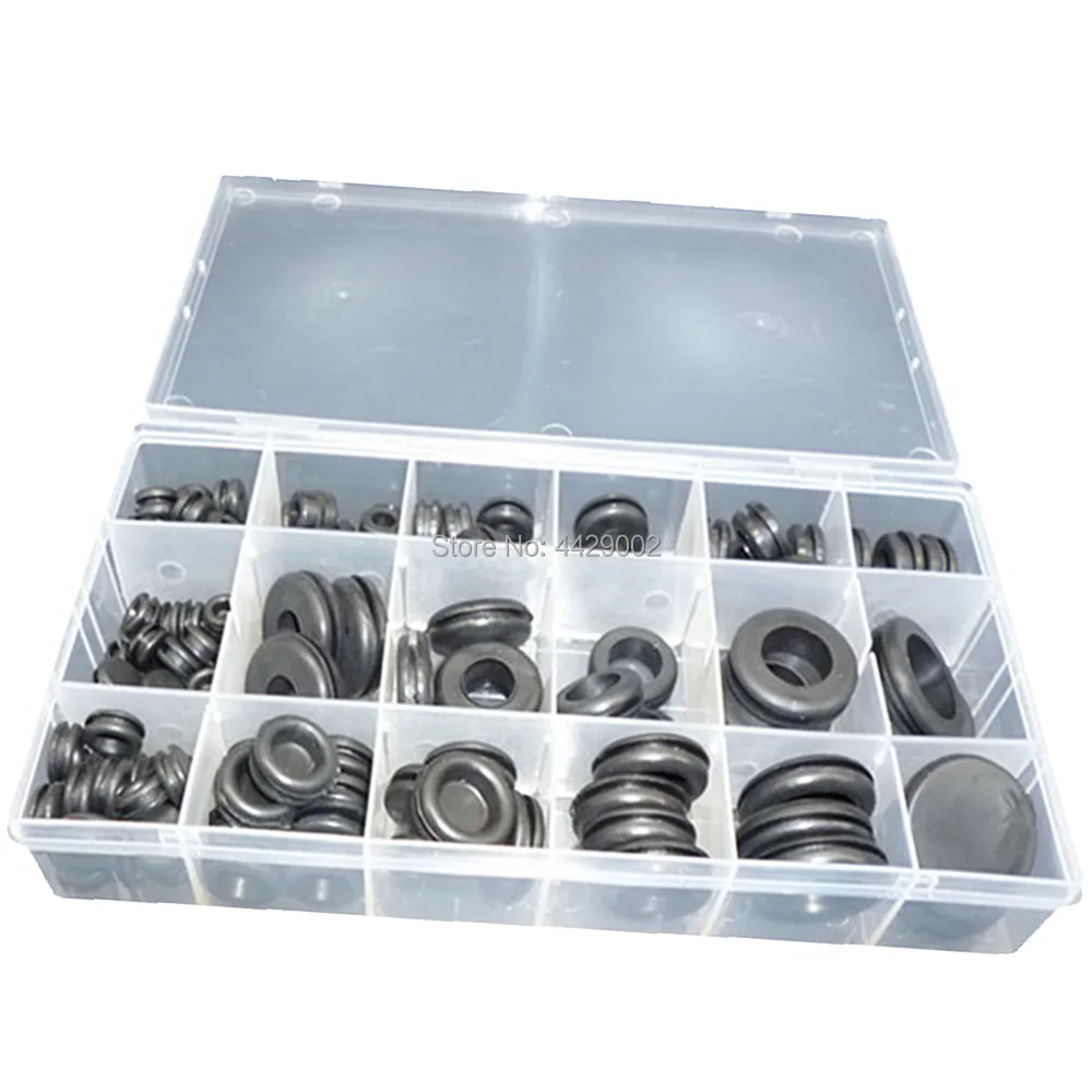 Rubber Grommet Car Firewall Hole Plug Assortment Electrical Wire Gasket 125pcs Seal Rings Wiring Hole Grommets with Storage Case
Rubber Grommet Car Firewall Hole Plug Assortment Electrical Wire Gasket 125pcs Seal Rings Wiring Hole Grommets with Storage Case