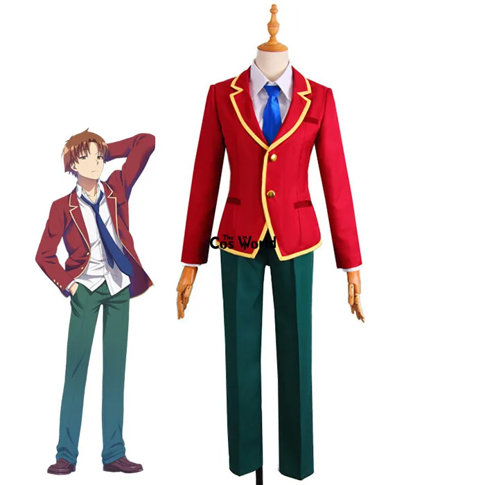 Classroom of the Elite Ayanokouji Kiyotaka Katsuragi Kouhei School Uniform Coat Shirt Pants Outfit Anime Cosplay Costumes
Classroom of the Elite Ayanokouji Kiyotaka Katsuragi Kouhei School Uniform Coat Shirt Pants Outfit Anime Cosplay Costumes