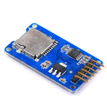 SD Card TF Card Reader Module SPI Interfaces with Level Converter Chip for Arduino Accessory for DIY Toy Car Chassis/Remote Tank
SD Card TF Card Reader Module SPI Interfaces with Level Converter Chip for Arduino Accessory for DIY Toy Car Chassis/Remote Tank