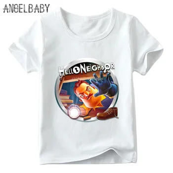 Kids Cartoon Hello Neighbor Game Pattern T shirt Baby Girls Summer Short Sleeve T-shirt Boys Casual Funny Clothes,HKP5225
Kids Cartoon Hello Neighbor Game Pattern T shirt Baby Girls Summer Short Sleeve T-shirt Boys Casual Funny Clothes,HKP5225