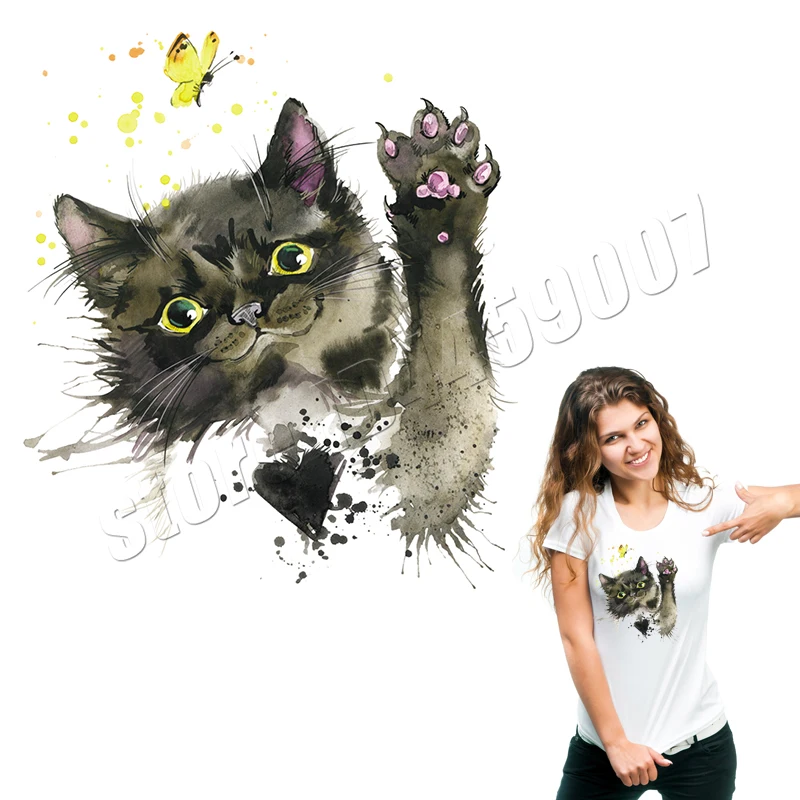 Patch Cat Ironing Stickers Washable Badges New Design Diy Accessory Heat Transfer Transfers For Clothing
Patch Cat Ironing Stickers Washable Badges New Design Diy Accessory Heat Transfer Transfers For Clothing