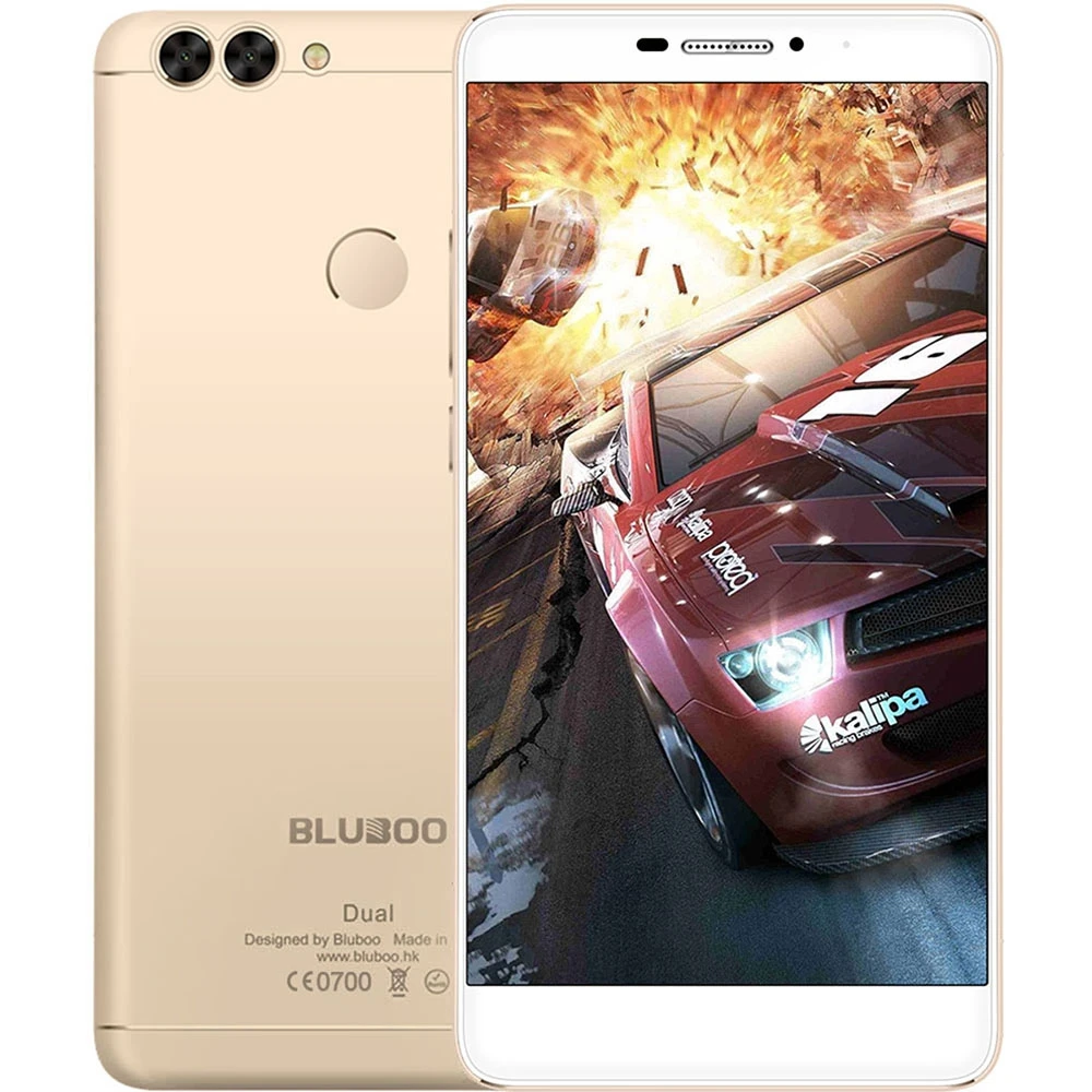 BLUBOO двойной Android 6 0 мобильный телефон 5 'ɿHD Экран 13MP + 2MP назад камеры 4 г MTK6737