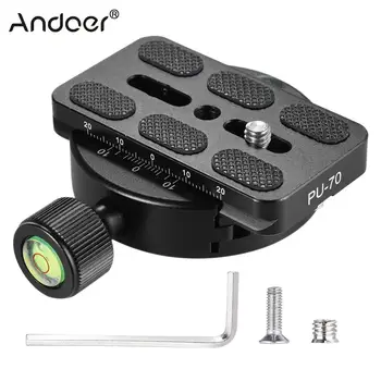Andoer KZ-40 Universal Aluminum Tripod Head Disc Clamp Adapter w/ PU-70 Quick Release Plate Compatible for Arca Swiss
Andoer KZ-40 Universal Aluminum Tripod Head Disc Clamp Adapter w/ PU-70 Quick Release Plate Compatible for Arca Swiss