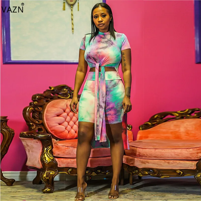 VAZN 2019 Mature Street Fashion Multi Color Vintage Short Sleeve X-Lonng Cloth Long Pants Elastic Lady 2 Piece Set OJS9117
VAZN 2019 Mature Street Fashion Multi Color Vintage Short Sleeve X-Lonng Cloth Long Pants Elastic Lady 2 Piece Set OJS9117