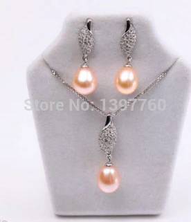 Miss charm Jew.36 pearl-9x11mm Drop-shaped Pink Freshwater Pearl Pendant and Earrings Set
Miss charm Jew.36 pearl-9x11mm Drop-shaped Pink Freshwater Pearl Pendant and Earrings Set