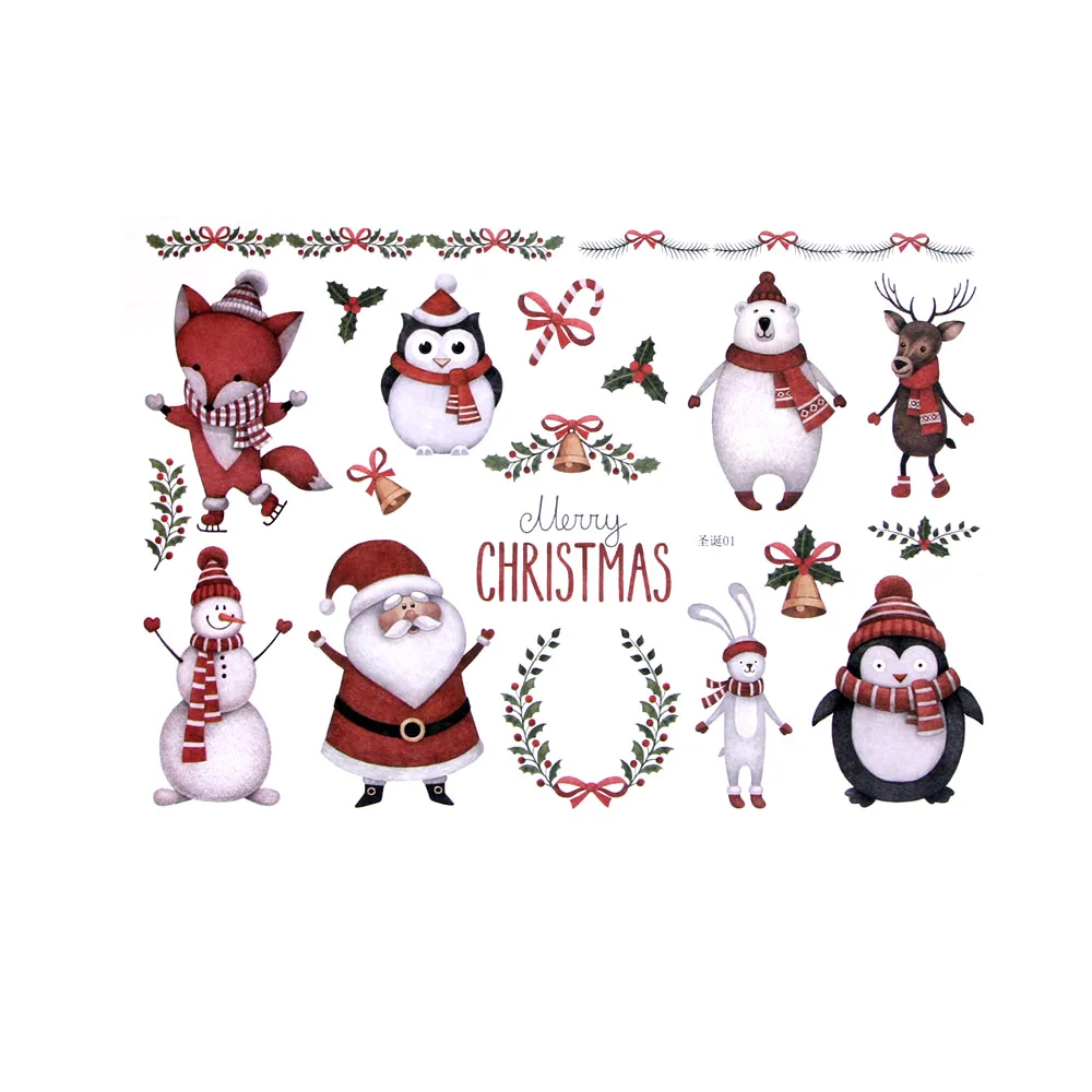 1Sheet Christmas Sticker Design Of Kawaii Santa Claus/Elk/Snowman/Christmas Tree/Wreath For Childern Sketching Album Stationery
1Sheet Christmas Sticker Design Of Kawaii Santa Claus/Elk/Snowman/Christmas Tree/Wreath For Childern Sketching Album Stationery