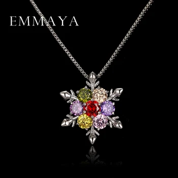 Emmaya Charm Christmas Jewelry Popular Necklace Snow Flake Crystal Necklaces Pendants For Women Factory Price
Emmaya Charm Christmas Jewelry Popular Necklace Snow Flake Crystal Necklaces Pendants For Women Factory Price