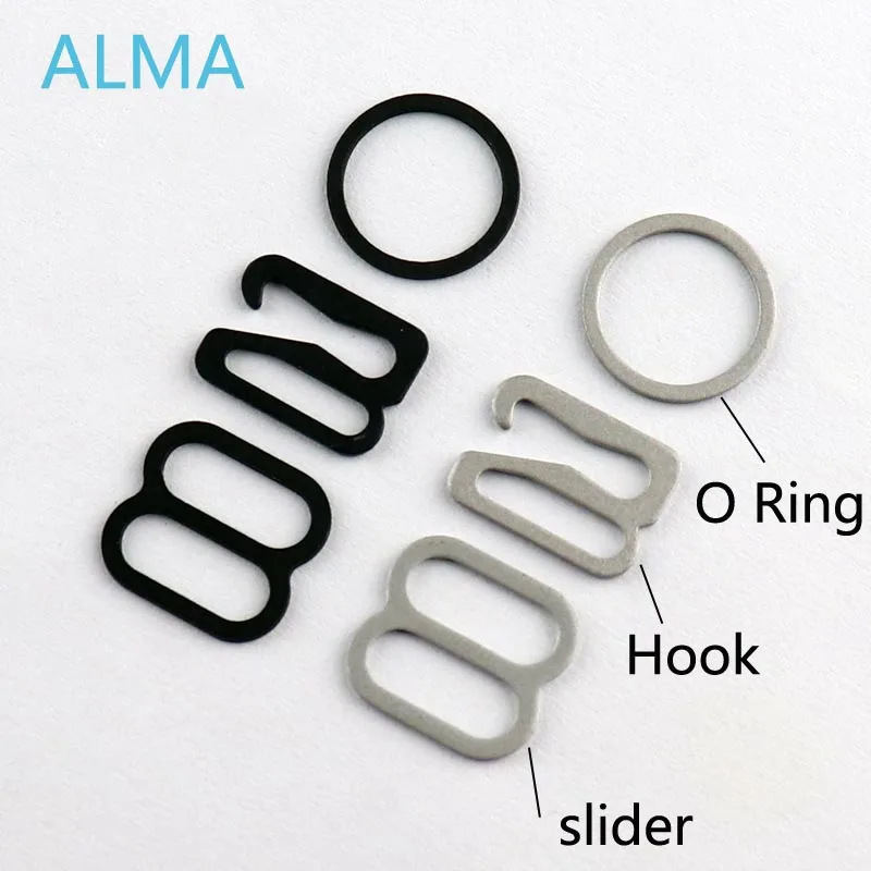 20 pairs Adjustable buckle Bra 10mm bra ring hooks Inor O ring 8 slider 9 Hook Button for Underwear Sexy accessories
20 pairs Adjustable buckle Bra 10mm bra ring hooks Inor O ring 8 slider 9 Hook Button for Underwear Sexy accessories
