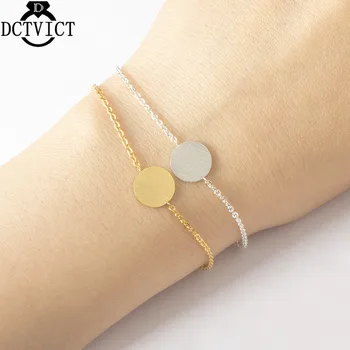 10PCS Wholesale Bracelet Femme Stainless Steel Round Bracelet Women Men Jewelry Gold Geometric Circle Pulseras Mujer
10PCS Wholesale Bracelet Femme Stainless Steel Round Bracelet Women Men Jewelry Gold Geometric Circle Pulseras Mujer