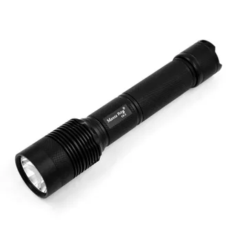 

Manta Ray C8.2 Long Version black LED flashlight with CREE XHP50.2 LED,copper DTP board,power by 2pcs 18650 or 26650 batteries
