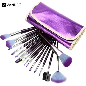 Vander 16Pcs Makeup Brushes Cosmetic Set Blush Eye Shadow Foundation Powder Brush w/ Bag Powder Make-up Soft Brushes Mquiagem
Vander 16Pcs Makeup Brushes Cosmetic Set Blush Eye Shadow Foundation Powder Brush w/ Bag Powder Make-up Soft Brushes Mquiagem