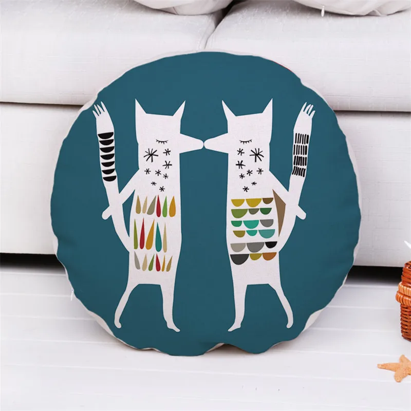 Round Cartoon Bear Monkey One Side Printing Home Decor Sofa Car Seat Decorative Cushion Cover Pillow Case Capa Almofada
Round Cartoon Bear Monkey One Side Printing Home Decor Sofa Car Seat Decorative Cushion Cover Pillow Case Capa Almofada