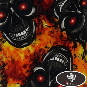 Flaming fire&SKULL Pattern Hydrographic Films Water Transfer Printing Films Aqua print Films for Motor Decoration HFY-945 50CM
Flaming fire&SKULL Pattern Hydrographic Films Water Transfer Printing Films Aqua print Films for Motor Decoration HFY-945 50CM
