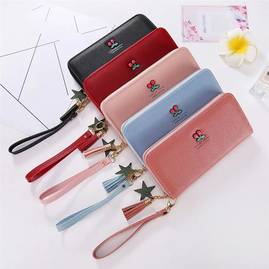 Women's Wallet Fashion Women Tassel Zipper Long Wallet Coin Purse Card Holders Handbag Clutch Solid Wallet For Women A#26
Women's Wallet Fashion Women Tassel Zipper Long Wallet Coin Purse Card Holders Handbag Clutch Solid Wallet For Women A#26