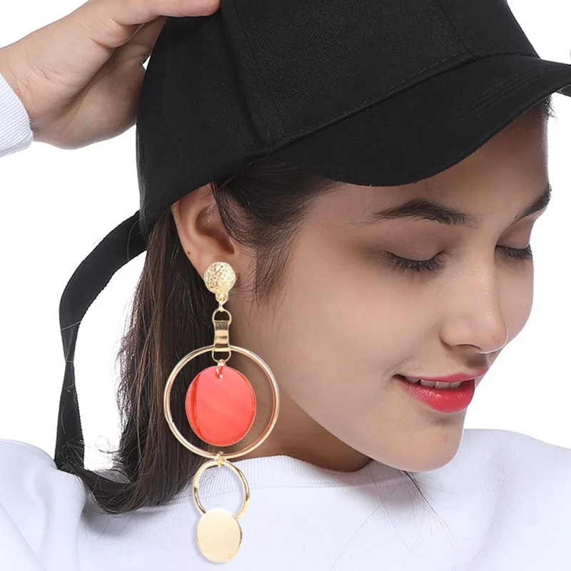 Multi-layered Ring Earrings Long Dangle Drop Earrings for Women Alloy Asymmetric Earrings Fashion Gifts
Multi-layered Ring Earrings Long Dangle Drop Earrings for Women Alloy Asymmetric Earrings Fashion Gifts