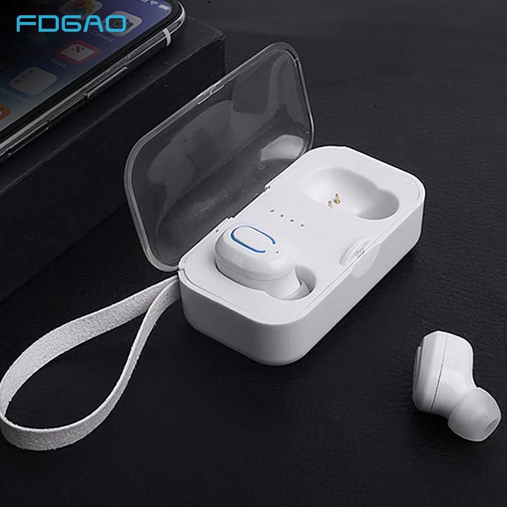 FDGAO Sport Bluetooth Earphone Stereo Wireless Earbuds Bluetooth 5.0 Headset Headphones with Mic Charging case for iPhone Huawei
FDGAO Sport Bluetooth Earphone Stereo Wireless Earbuds Bluetooth 5.0 Headset Headphones with Mic Charging case for iPhone Huawei